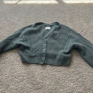 Womens cropped cardigan